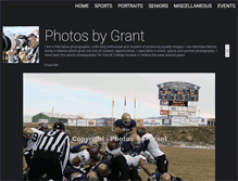Tablet Screenshot of photosbygrant.com